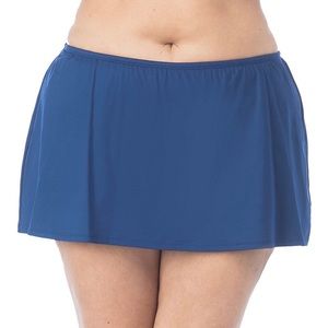 bikini bottom swim skirt featuring front and back